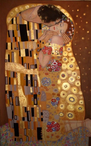 Pocałunek I wg G.Klimta
